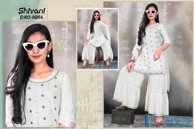 Shivani 8084 Sharara Suits Girls Wear Catalog
